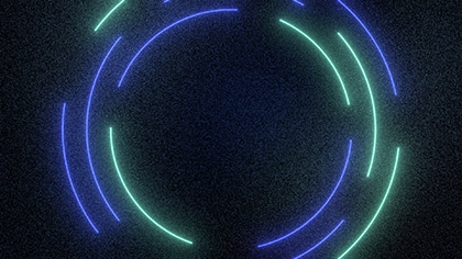 Laser Blue Circles Large