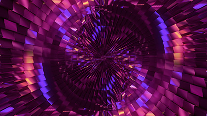 Mirror Ball Purple Fan