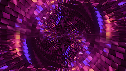 Mirror Ball Purple Fan