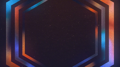 Neon Frames Hexagon
