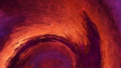 Paint Swirl Bright Orange Magenta