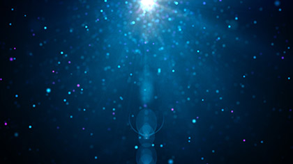 Particle Glow Blue Fast