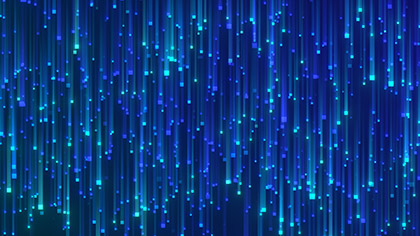 Pixel Storm Blue Rain