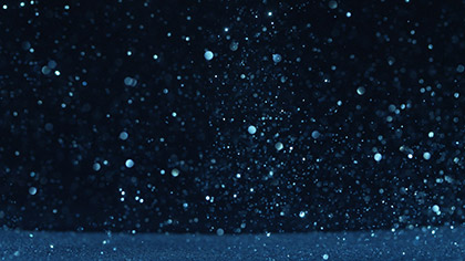 Snowglobe Landscape Blue