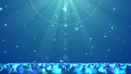 Spring Shapes Dark Blue