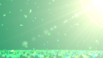 Spring Shapes Gold Green