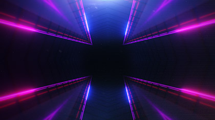 Synthwave Neon Cross