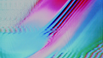 VHS Glitch Color Spill