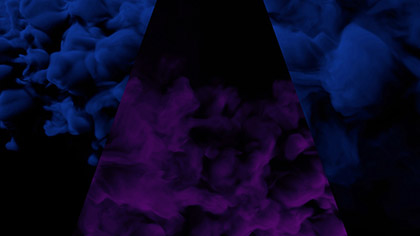 Vapor Purple Blue Triangle