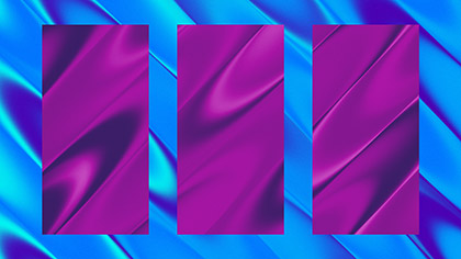 Wave Warp Blue Pink Towers