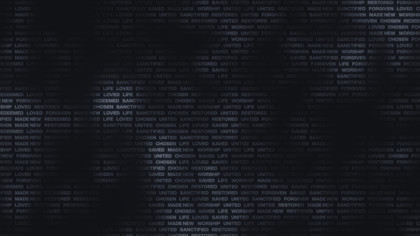 Words Dark Background