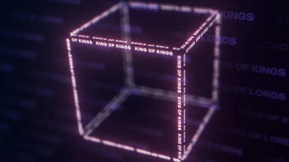 Words King Of Kings Cube