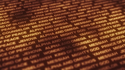Words Names Of God