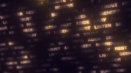 Words Purple Gold