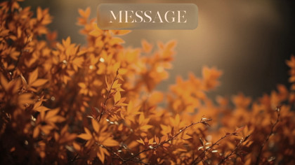 Autumnal Message