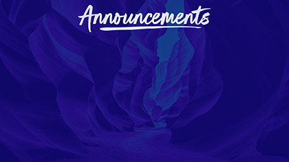Canyon Announcements