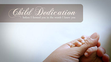 Child Dedication Hands