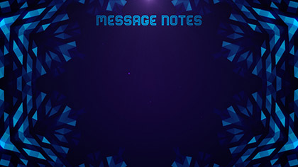 Crystal Patterns Message Notes