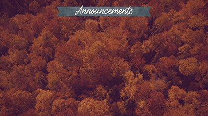 Epic Autumn Aerial Announcements