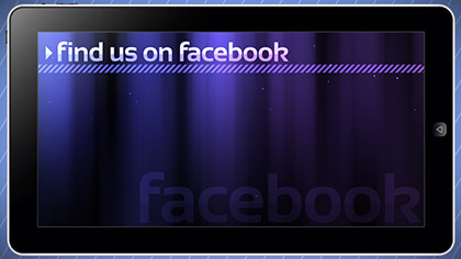 Facebook Tablet Promo