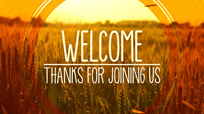 Fall Harvest Welcome