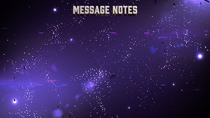 Galaxy Glass Message Notes