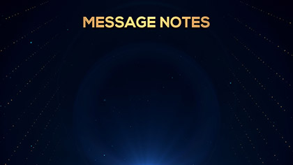 Golden Drift Message Notes