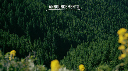 Mountain Pines Announcements