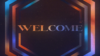 Neon Frames Welcome