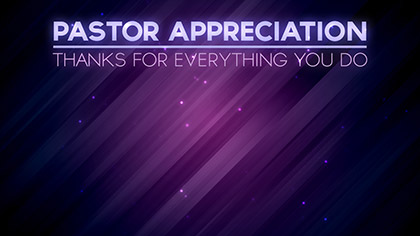 Pastor Appreciation Purple