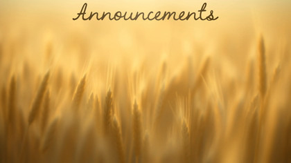 Pastoral Announcements