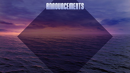 Seascape Announcements