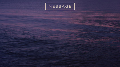 Sunset Surf Message