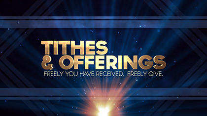 Tithes Offerings Blue Rays