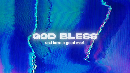 VHS Glitch God Bless