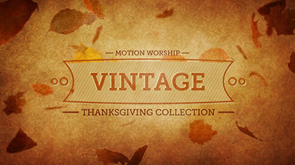 Vintage Thanksgiving Collection