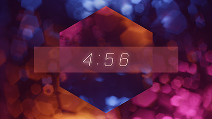 Bokeh Shapes Countdown