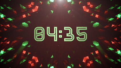 Crystal Patterns Countdown Christmas