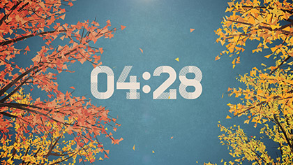 Digital Autumn Countdown