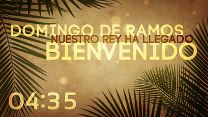 Domingo De Ramos Countdown