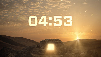 Easter Sunrise Countdown