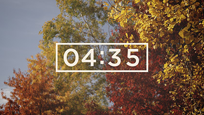 Fall Colors Countdown
