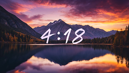 Mountain Lake Countdown