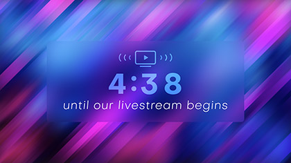 Online Streaming Livestream Countdown