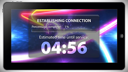 Tablet Techno Countdown