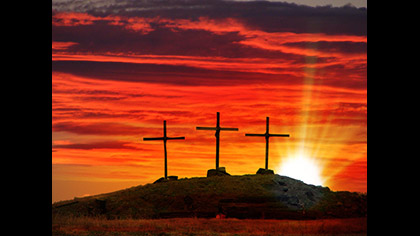 3 Cross Sunset