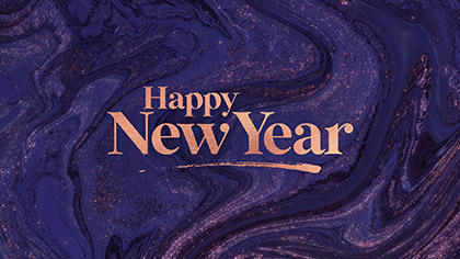 Acrylic Happy New Year