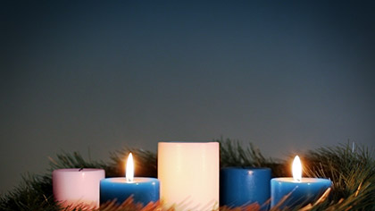 Advent Wreath Blue Week 2