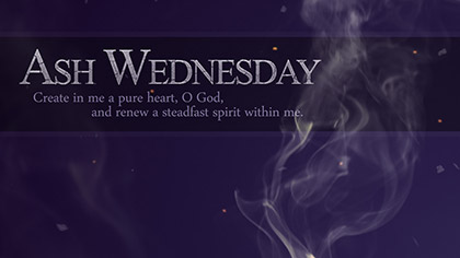 Ash Wednesday Purple