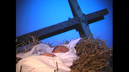 Baby Jesus Cross